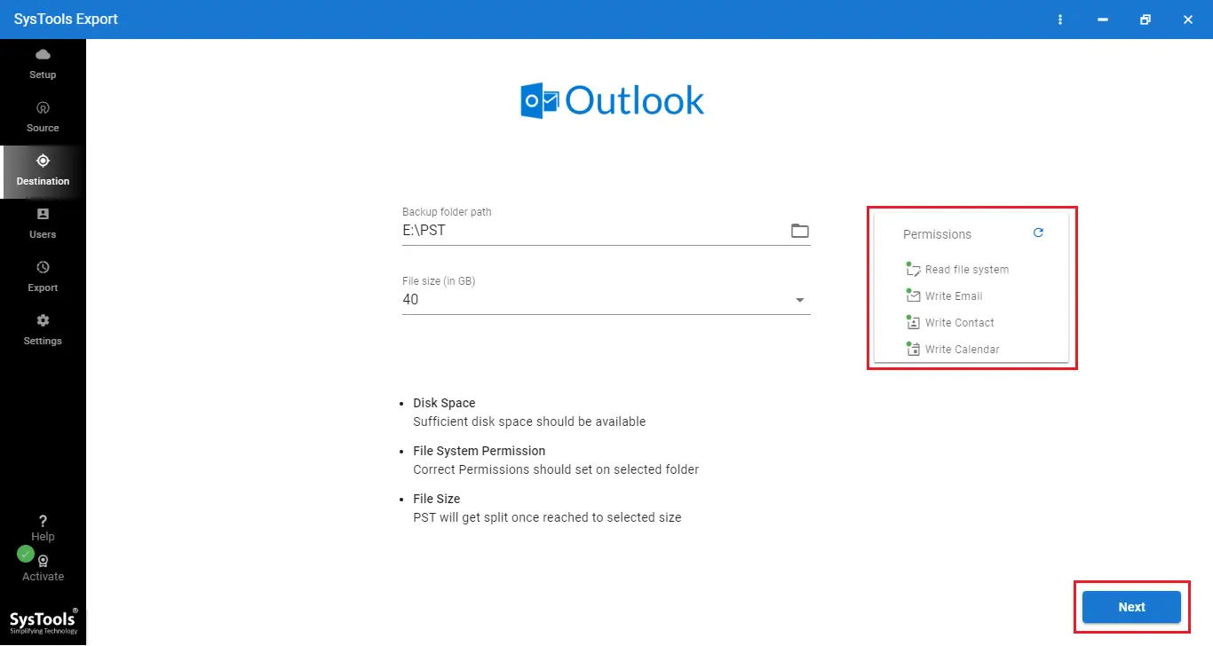 choose email format