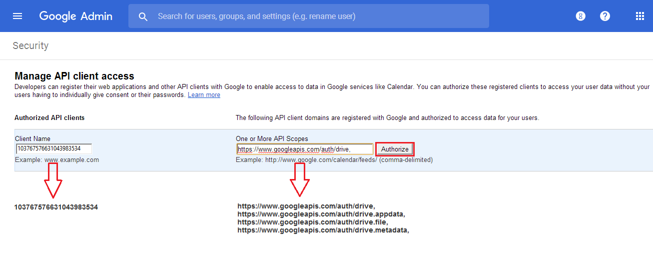 Authorize