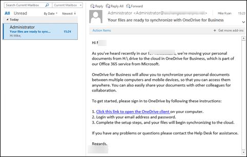 Configure OneDrive Sync Client