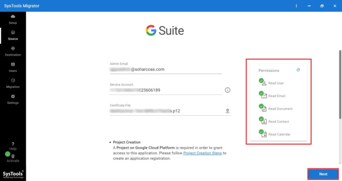 enter g suite id