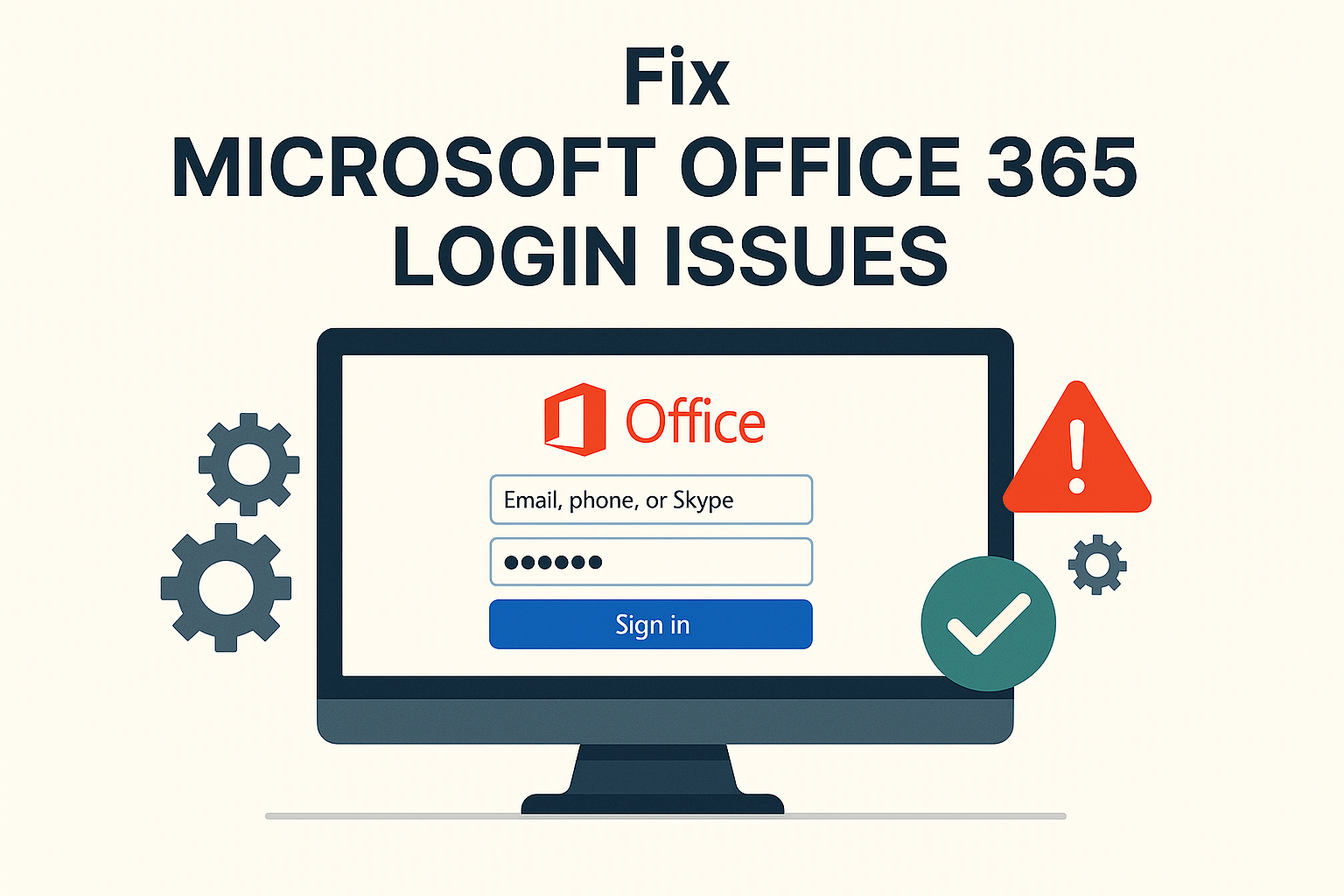 How to Fix Microsoft Office 365 Login Issues - A Guide to Follow