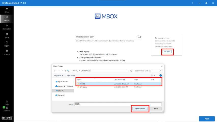 mbox-to-g-suite-7-browse-select-validate