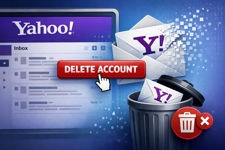 Delete Yahoo email account