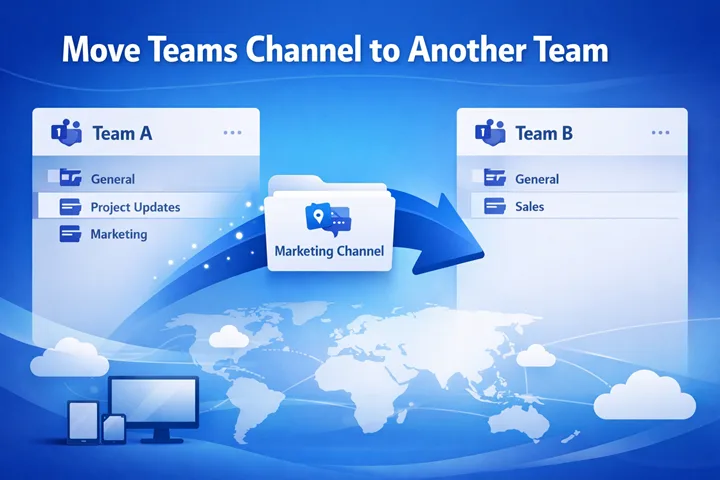 move teams channel to another team