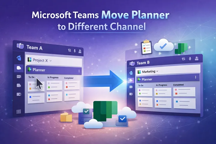 Microsoft Teams move planner to different channel